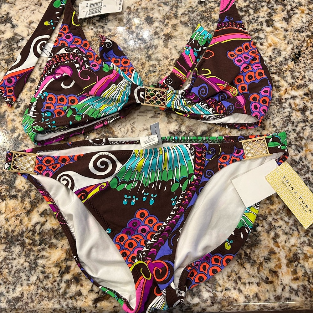 Trina Turk Multicolor Bikini Set